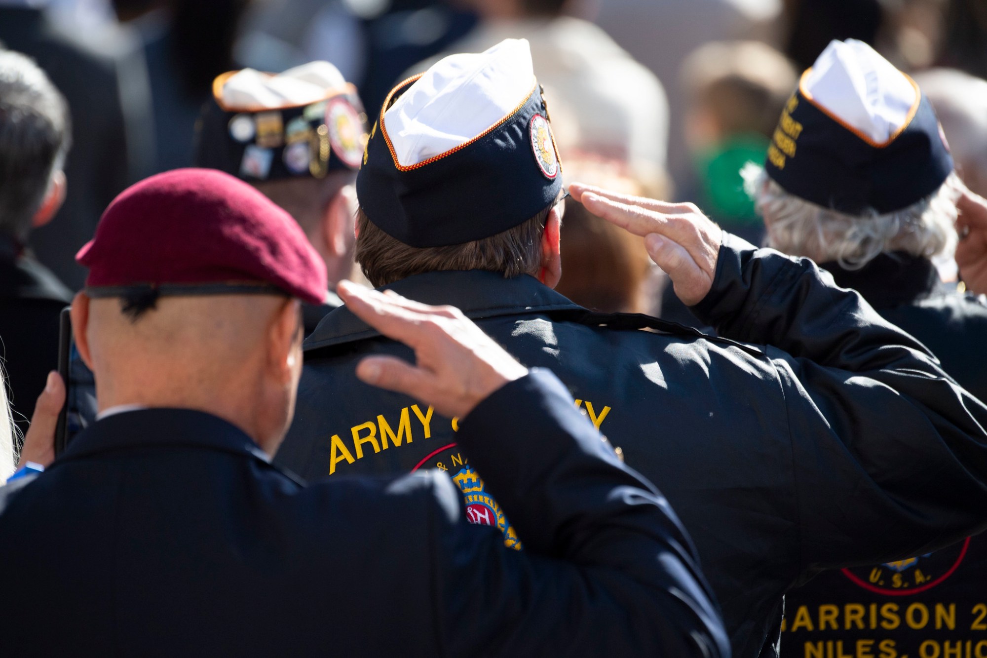 On Saturday, November 11, 2023, the nation observed Veterans Day. President Joe Biden, Vice President Kamala Harris and VA Secretary Denis McDonough observed the day with a traditional wreath-laying at the Tomb of the Unknown Soldier at Arlington National Cemetery. Following the traditional ceremony in the amphitheater, wreaths were laid by Veteran groups at the Tomb of the Unknown Soldier. (VA/Eugene Russell-Army Veteran)